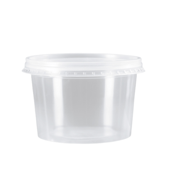 POTE RETAN C/TAMPA 1000ML CRISTAL PP 25UN