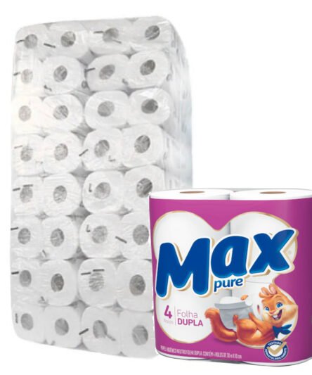PAPEL HIG FOLHA DUPLA 16 X 04 X 30M MAX PURE