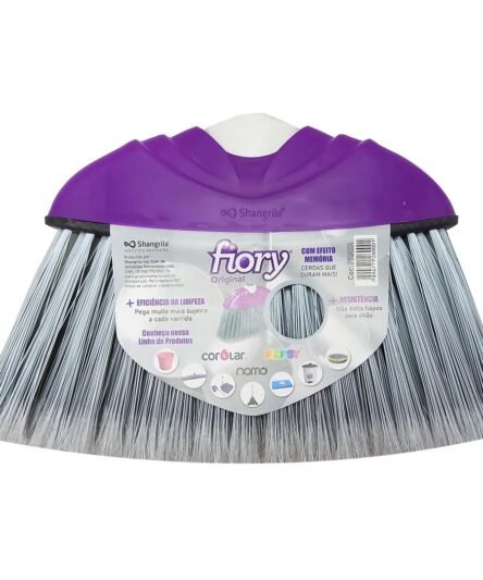 VASSOURA FIORY ORIGINAL PRATA S/CABO