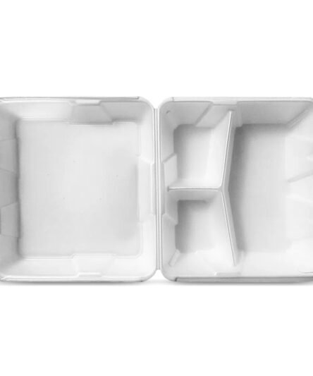 BH-132 BANDEJA BRANCA  03 DIVISORIAS  C/100