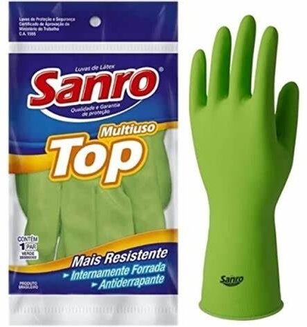 LUVA VERDE FORRADA SANRO TOP G