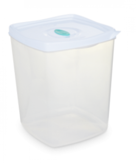 POTE  RETANGULAR BRANCO 8L REF 405