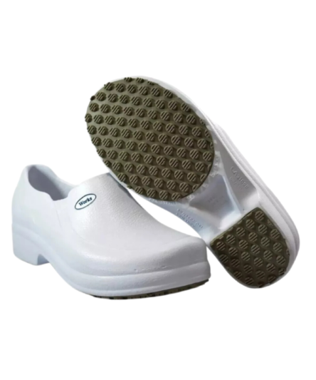 SAPATO SOFT WORKS BB65 ANTIDERRAPANTEEVA BRANCO 37