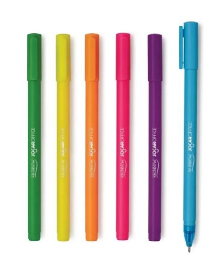 CANETA GEL RAINBOW 0.7 COLORIDA C/6