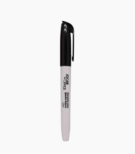 MARCADOR PARA QUADRO BRANCO SLIM  PRETO