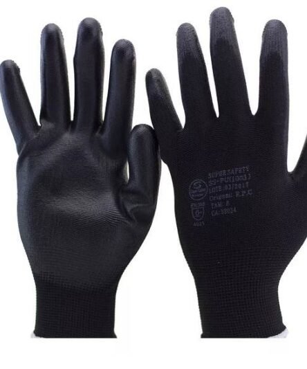 LUVA PU SS 1003 LUVA MULTITATO PRETA TAM G