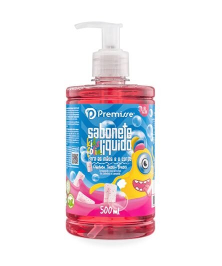 SABONETE LIQ KIDS CHICLETE TUTTI-FRUTTI PREMISSE 500ML