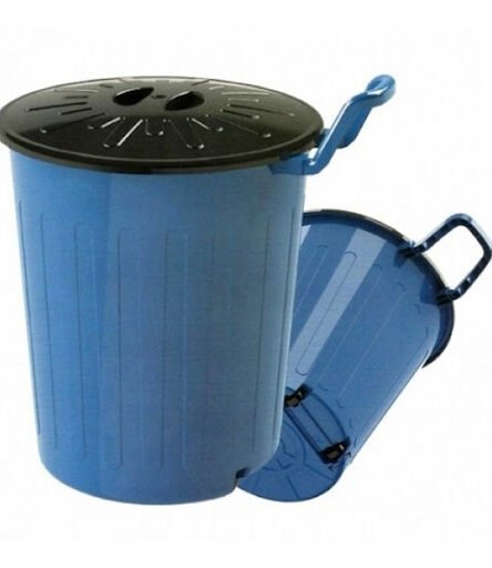 CESTO FECHADO COM TAMPAE RODA 100L