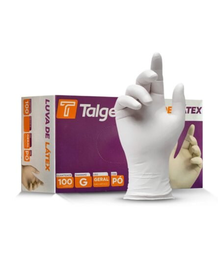 LUVA LATEX  COM PO G TALGE C/100