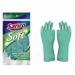 LUVA VERDE FORRADA SANRO SOFT P