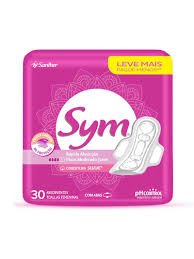 ABSORVENTE SYM REGULAR SUAVE COM ABAS LEVE C/30UN