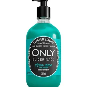 SABONETE LIQUIDO ONLY ERVA DOCE C/HORTELÃ 500ML