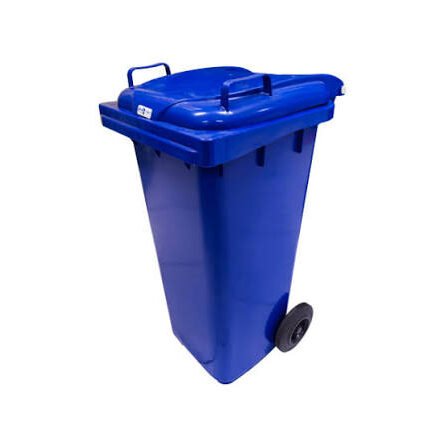 CONTENTOR MOVEL P/LIXO 120L AZUL JSN